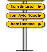 Coaches and coach trip excursions from Paphos, Limassol, Nicosia, Ayia Napa, Protaras, Larnaca and Nicosia - in Cyprus